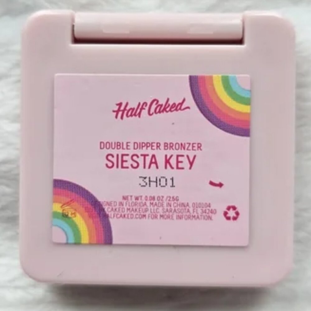 HALF CAKED Double Dipper Bronzer in "Siesta Key" (NEW IN PACKAGE!)‎ - Picture 4 of 5